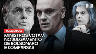 🔥AGORA: Ministros do STF votam no julgamento de Bolsonaro e seus comparsas na tentativa de golpe🔥