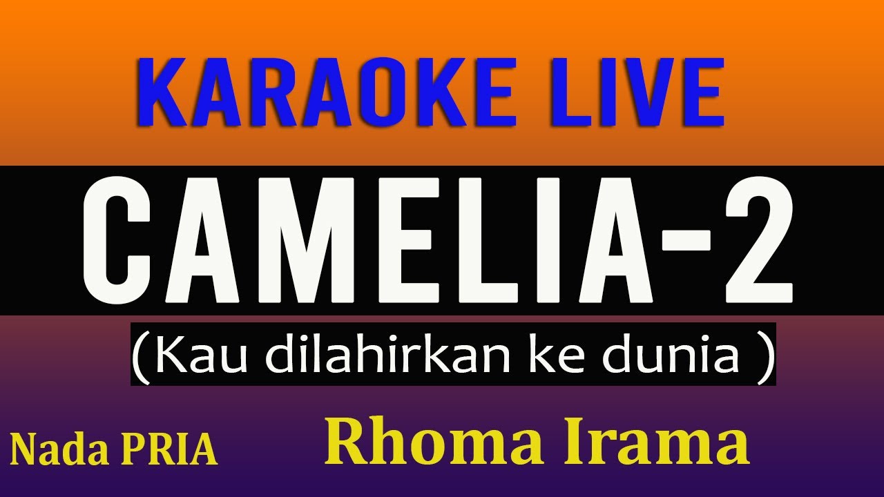 CAMELIA 2 - RHOMA IRAMA  ( KARAOKE NADA PRIA )