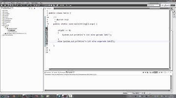 Java Eclipse If-Anweisung - Java Tutorial