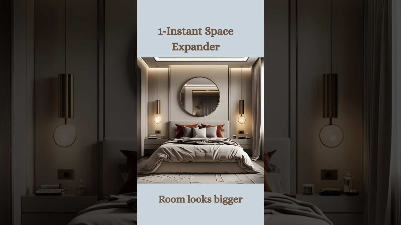 Mirror Magic #homemaker#architectmom#bedroominterior#mirror