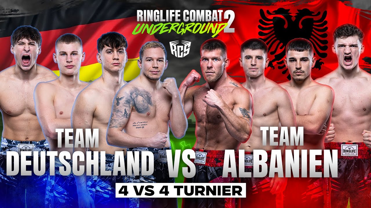 4vs4 Team Fight FINALE! Albanien vs. Deutschland! Ringlife Combat Underground 2