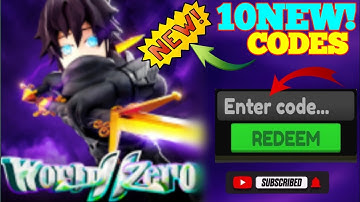 🤷 LATEST CODES 🤷 WORLD ZERO CODES 2025 - WORLD ZERO ROBLOX CODES 2025 - [AUGUST CODES 2025] #roblox