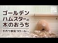 とらこの木のおうち。【ハムスター／キンクマ】/Wooden house in Hamster TORACO.