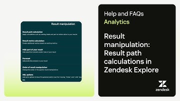Result manipulation: Result path calculations in Zendesk Explore
