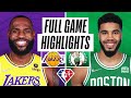 LAKERS at CELTICS | FULL GAME HIGHLIGHTS | November 19, 2021