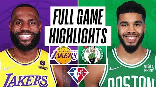 LAKERS at CELTICS | FULL GAME HIGHLIGHTS | November 19, 2021