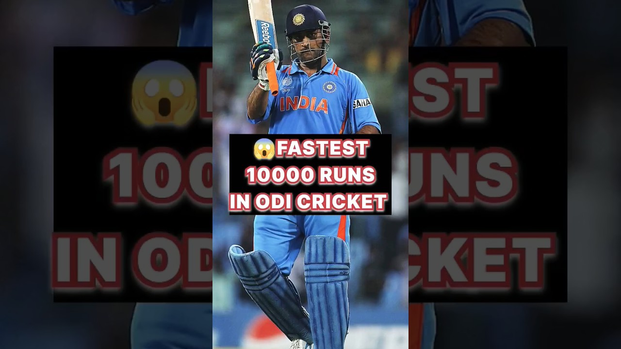😱FASTEST 10000 RUNS IN ODI CRICKET🔥