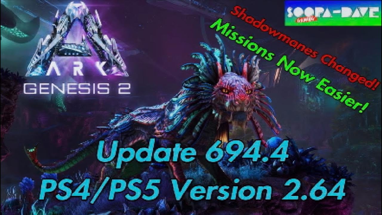Ark Survival Evolved Update Ps4 Ps5 Version 2 64 694 4 Youtube