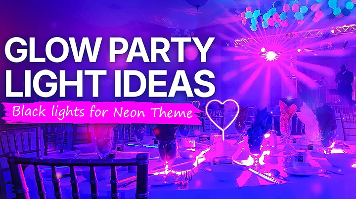 PLANNING A NEON GLOW PARTY? EASY TO DIY BLACK LIGHT PARTY IDEAS!