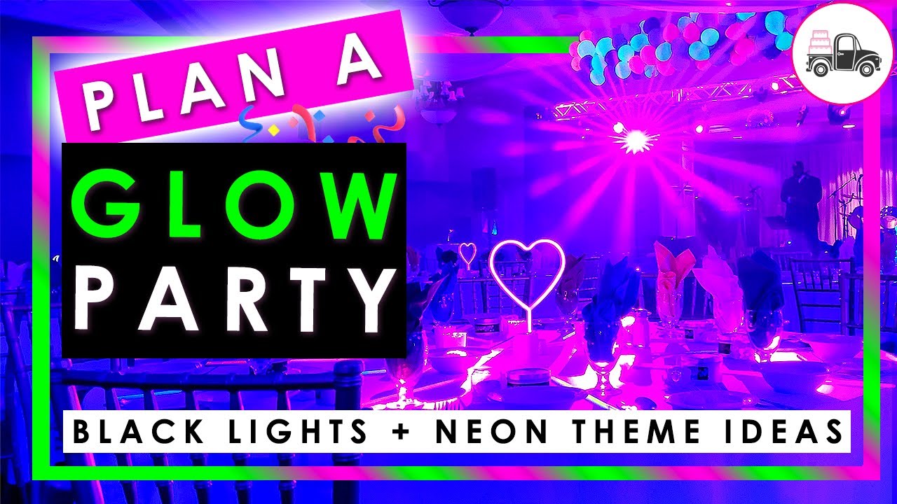 Neon Glow Birthday, Glow in the Dark Party, Neon Decorations, Glow Party  Backdrop, Hawaiian Party, Glow Birthday Party Decor, Neon Garland 