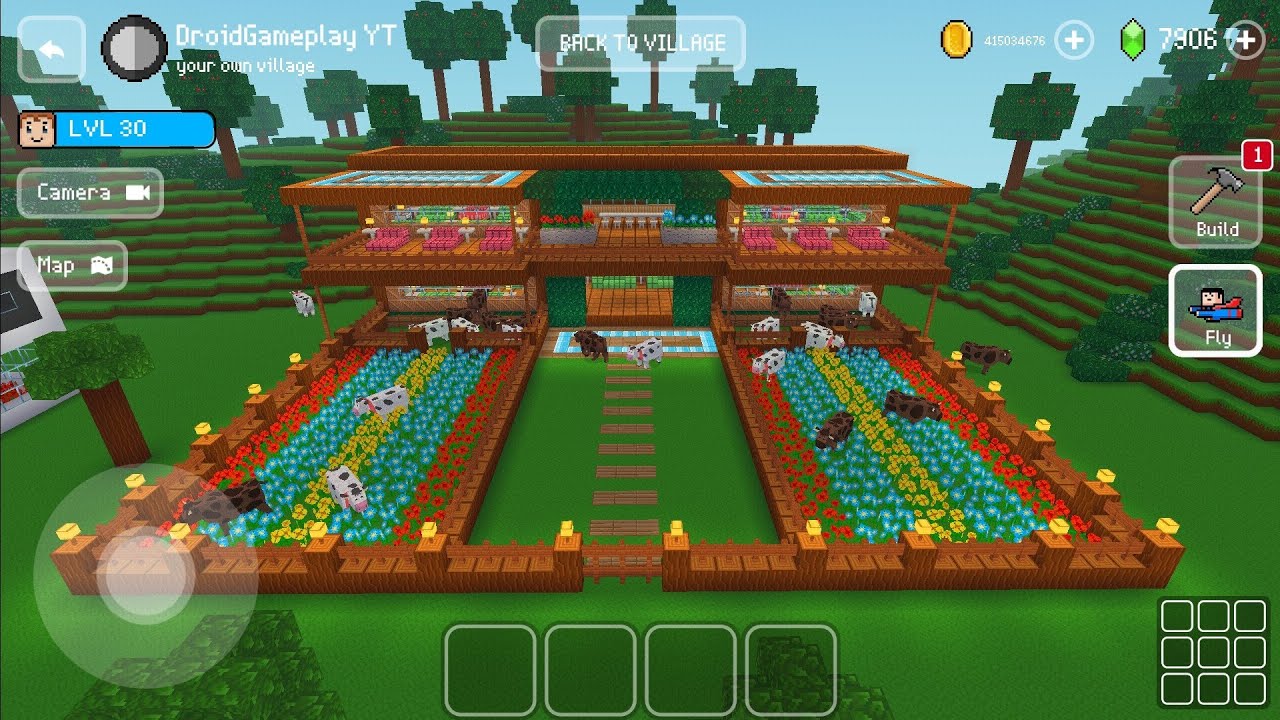 Big Farm House - Block Craft 3d: Building Game - YouTube