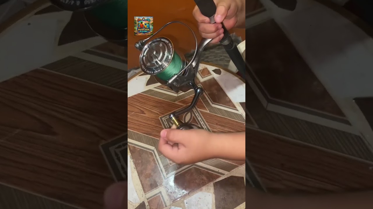 Como llenar el carrete con línea trenzada 