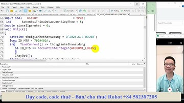 Tập 36 Code MQL5 - Bảo mật EA (Robot) theo ID MT5