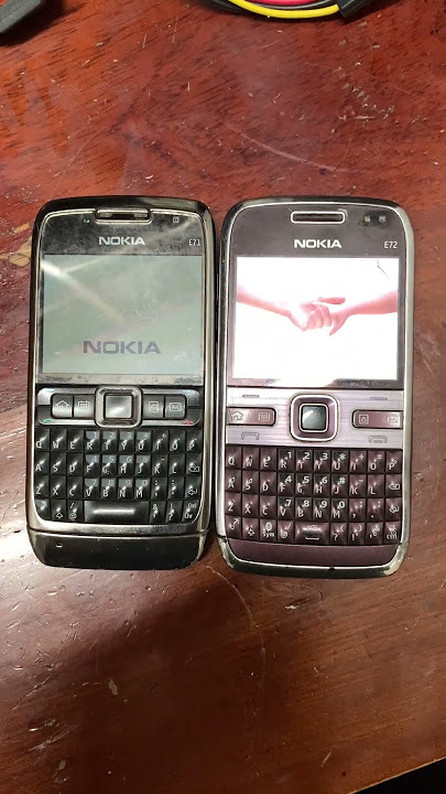 Nokia E71 vs E72 (not mine) | Startup & shutdown race! #shorts