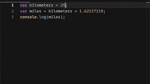 Javascript Kilometers to Miles Converter - Tutorial