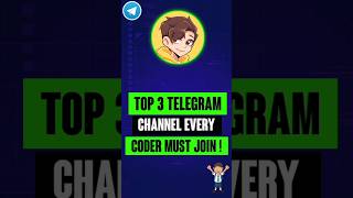 Top 3 Telegram Channel Coder Must Join #coding #students #programming #shorts #shortvideo screenshot 2