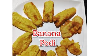 banana podi mangalore style / pazham pori recipe by zeeshziya vlogs