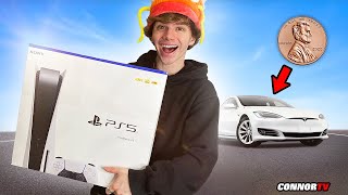 Trading a Penny to a PS5 to a Tesla *EPIC PlayStation 5 Giveaway* Ep. 38