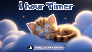 1 Hour Countdown Timer for Kids with Music for Classroom, Kids Sleep Timer, Relaxing, Playing