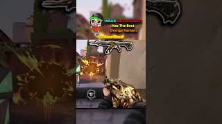 Orange Skin Variants #valorant #valorantskins #youtubeshorts