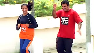 എന്റെ സ്റ്റാമിന മോൾക്ക് അറിയാഞ്ഞിട്ട ... 10 KM പുഷ്പ്പം പോലെ ഓടും | Malayalam Comedy Scenes
