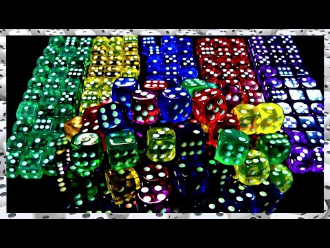 ASMR | Sorting Colored Dice ( No Talking)