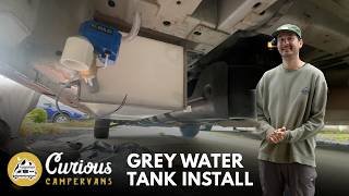 Grey Water Tank Install | Curious Campervans Grey Water Tank | Ford Transit Water System