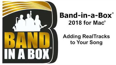 Band-in-a-Box® for Mac® - Adding RealTracks to Your Song
