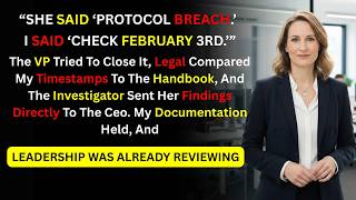 My VP Said I Mishandled the Investigation—The External Report Proved I Followed Policy