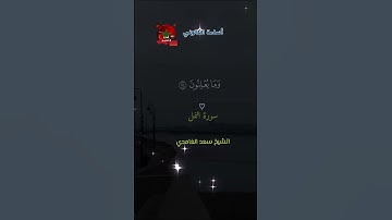 سورة النمل 🌼الشيخ سعد الغامدي 🌸تلاوة عطرة بذكر الله #إشترك_الأن 🌼🌸❤️