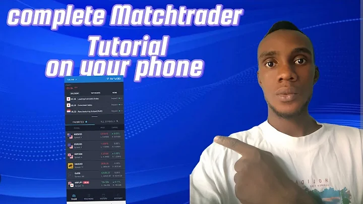 How to use matchtrader on your phone( Full Tutorial)