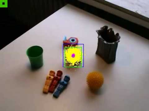Video Tracking with an Adaptive Particle Filter (Rubik's Cube)