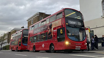 FULL ROUTE VISUAL | Metroline Route 328 Golders Green To Chelsea World’s End | VWH2039 (LK64EHG)