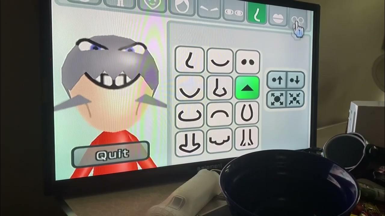 Mii how to make a shark wii YouTube