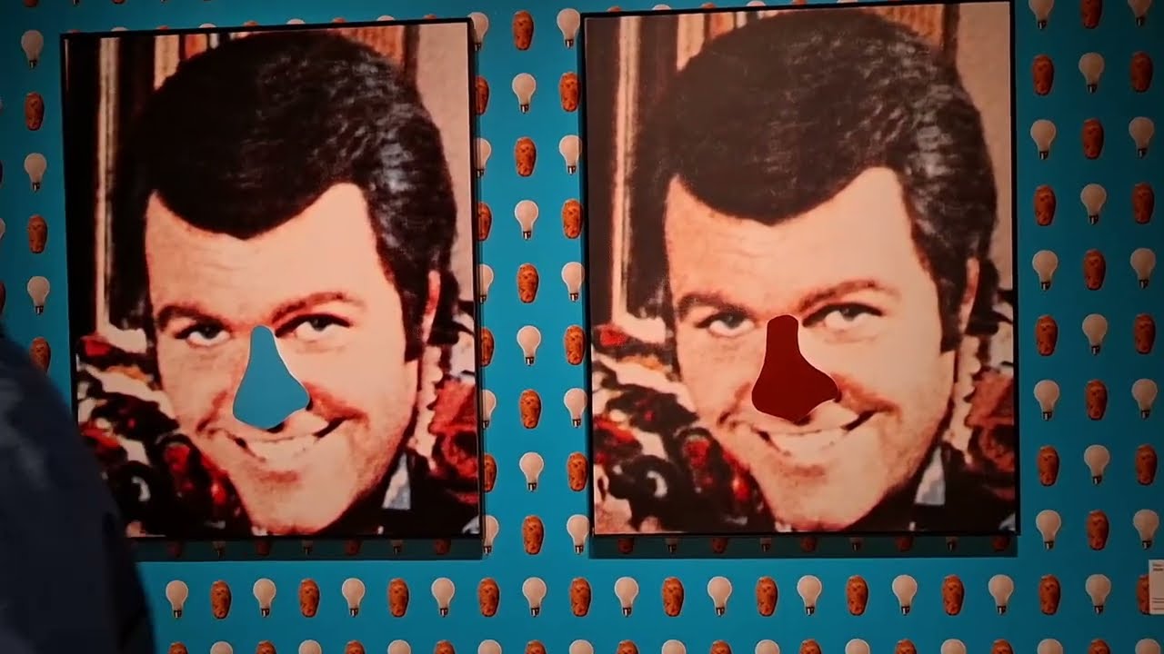 American conceptual artist John Baldessari (1931-2020) in Bozar, Brussels