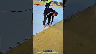 Leak-Proof Roofing! PVC Membrane Installed &amp; Heat-Welded for Maximum Protection #industrialtools