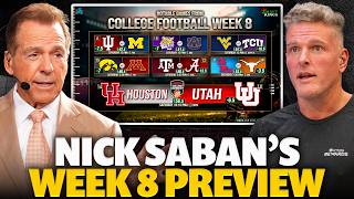 Coach Saban Reacts To The Insane Week 7 Upsets & A CFB Week 8 Preview