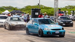 JDM &amp; Euro Cars Battle For The Fastest Time At Drag Meet!