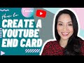 How to make a YouTube End Card (Free and easy Canva tutorial) // Free YouTube end screen template