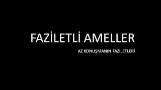 Az Konuşmanın Faziletleri