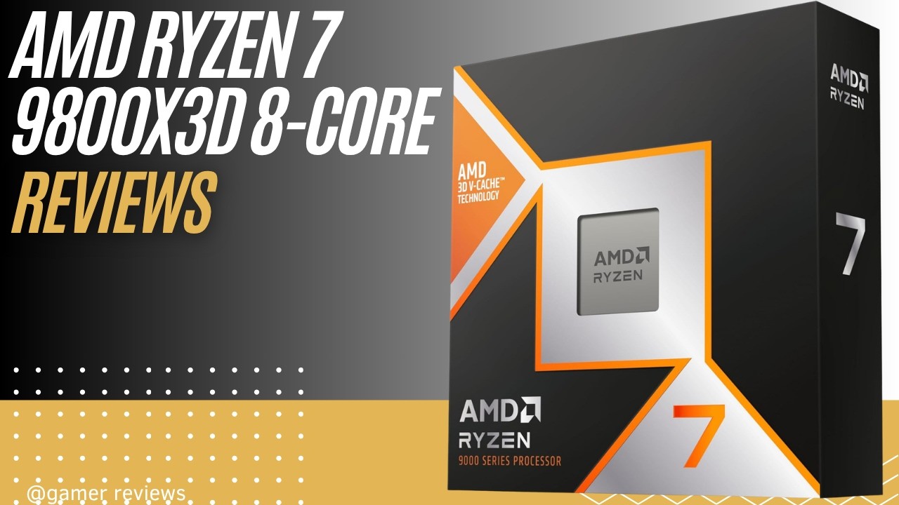 AMD Ryzen 7 9800X3D 8-Core 16-Thread Desktop Processor High