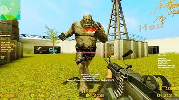 Counter Strike Source - Zombie Mod Online Gameplay on zm_base_day map