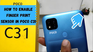 How to Enable Finger Print Sensor in POCO C31| How to Set Up Fingerprint in POCO C31