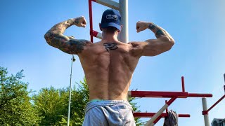 Basic upper body outdoor workout 🦾🌞