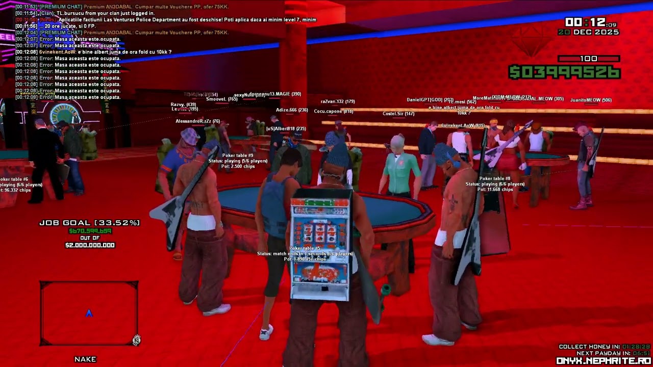 O ORA DE POKER PE SAMP (IMI TRIPLEZ AVEREA)