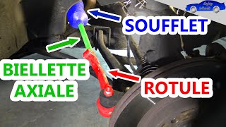 Comment TESTER et REMPLACER des ROTULES de DIRECTION et des BIELLETTES AXIALES ?