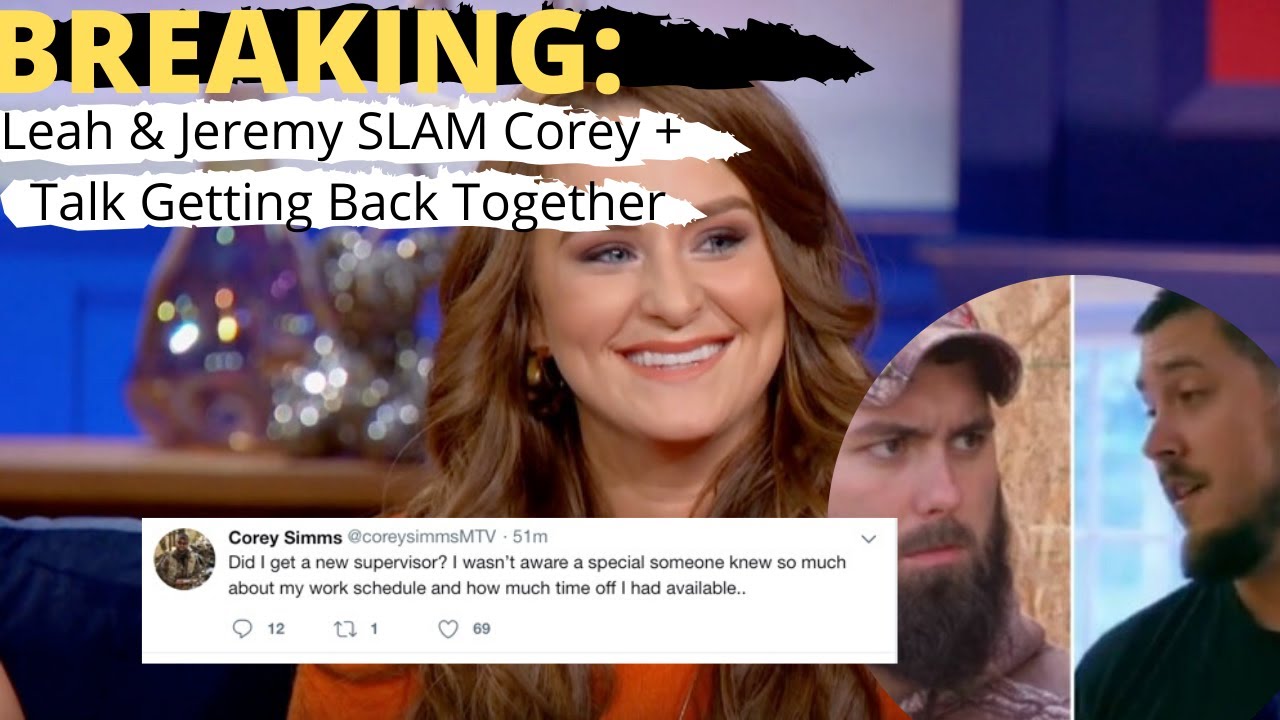 Leah & Jeremy SLAM Corey Simms + Discuss Getting Back Together! - YouTube