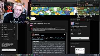 xQc Leaks NYYXXII Discord message about Adept