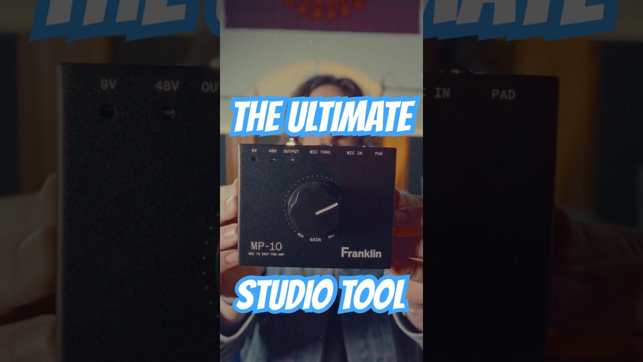 The ULTIMATE studio tool! Franklin Audio MP-10. #guitarpedals