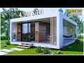 Tiny house design  house design box type  45m x 7m
